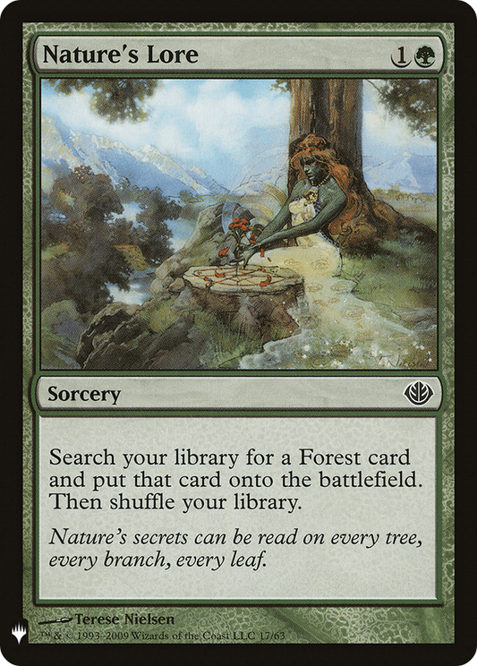 Nature's Lore (DDD-17) - The List