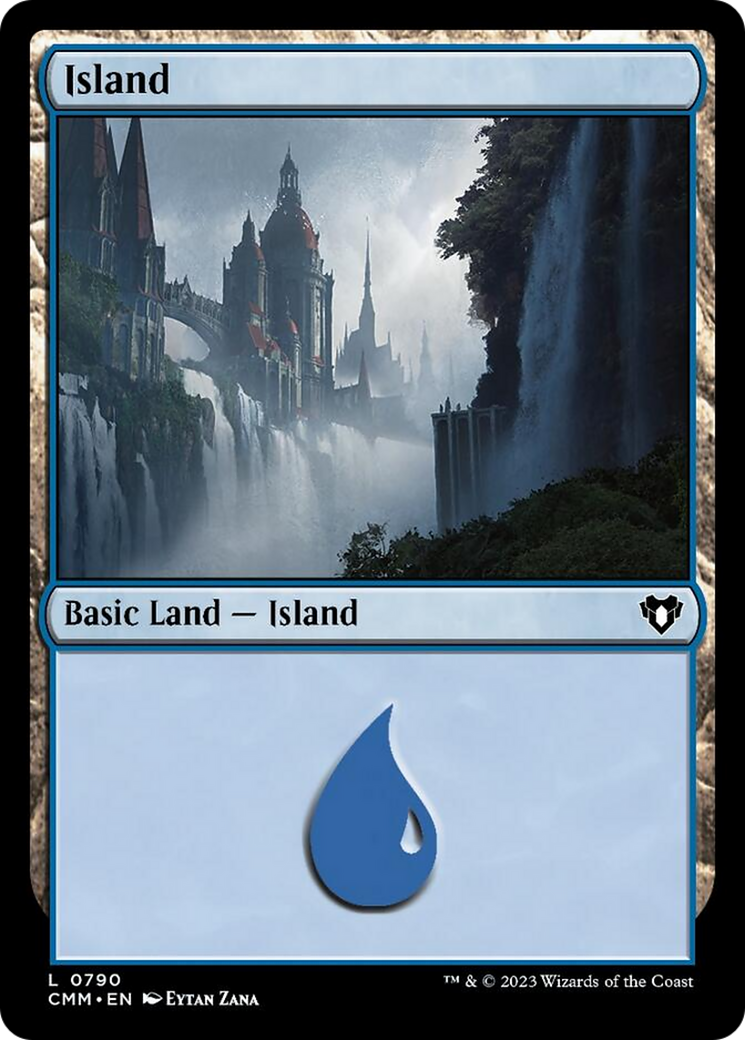 Island (790) [Commander Masters] | Silver Goblin