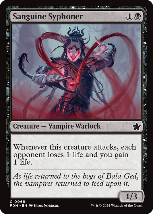 Sanguine Syphoner [Foundations] Foil
