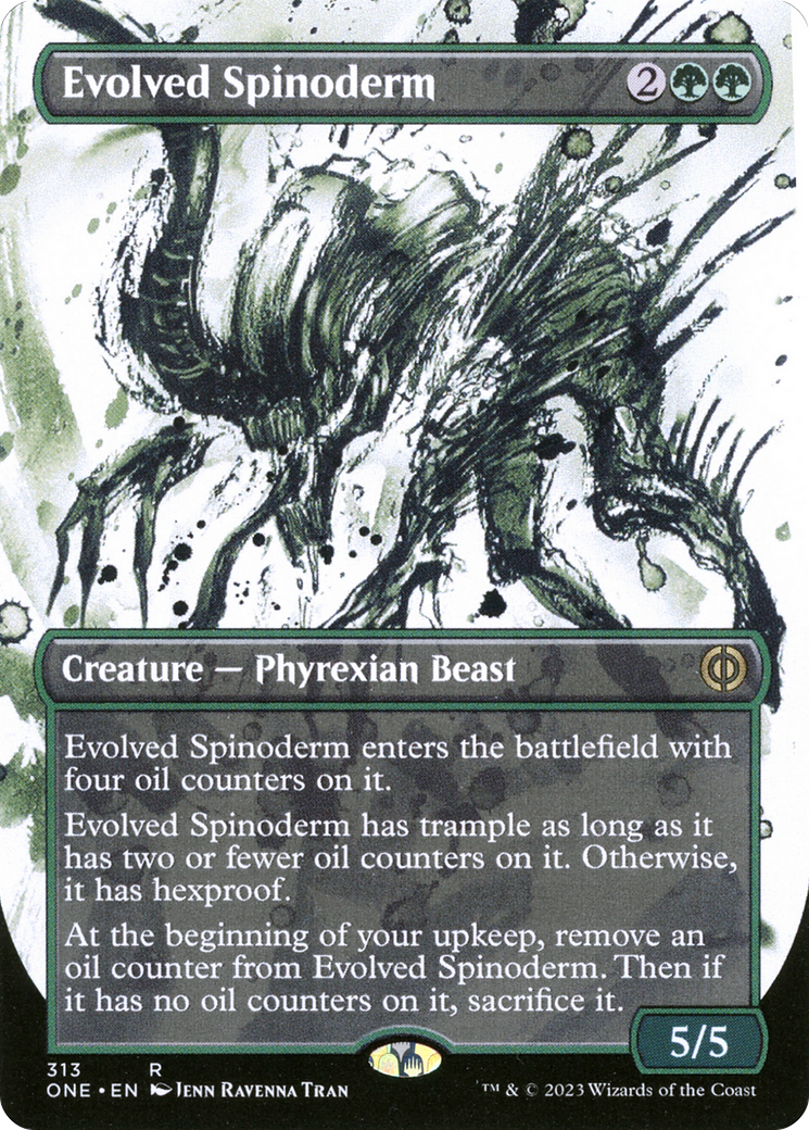 Evolved Spinoderm (Showcase) (313) - Phyrexia: All Will Be One