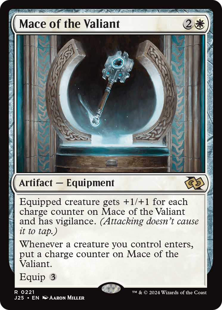 Mace of the Valiant [Foundations Jumpstart] | Silver Goblin