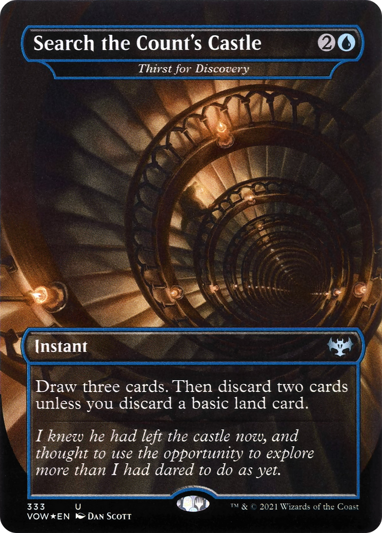 Search the Count's Castle – Thirst for Discovery (333) Foil - Innistrad: Crimson Vow