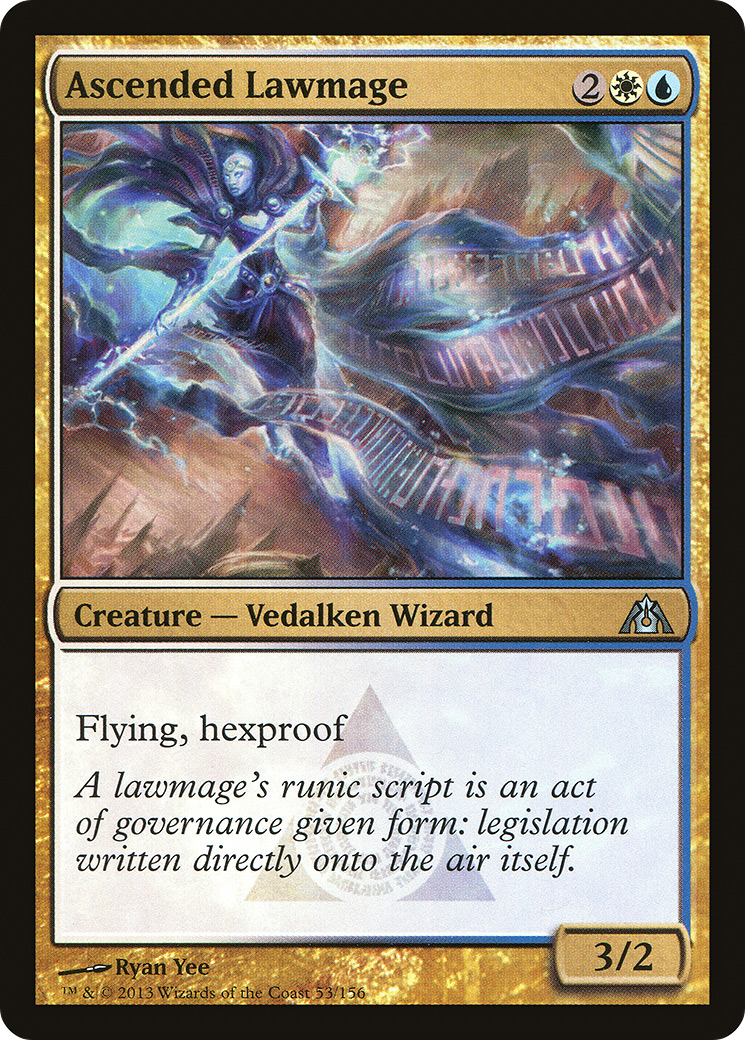 Ascended Lawmage (053) Foil - Dragon's Maze