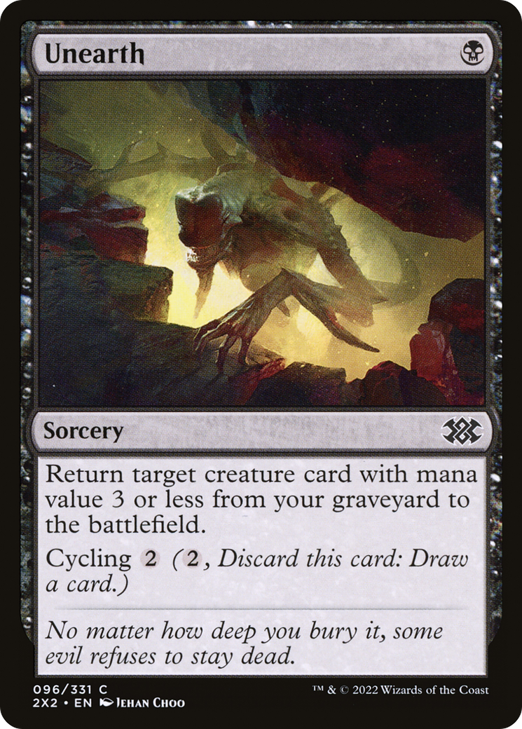 Unearth (096) Foil - Double Masters 2022