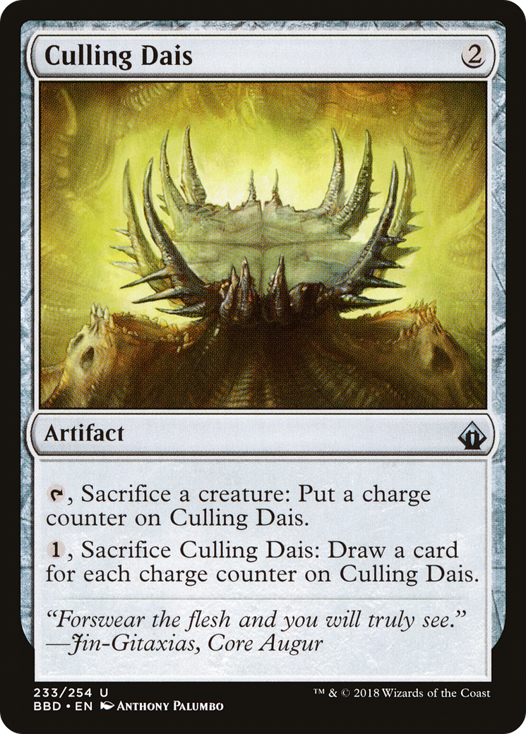 Culling Dais (233) Foil - Battlebond