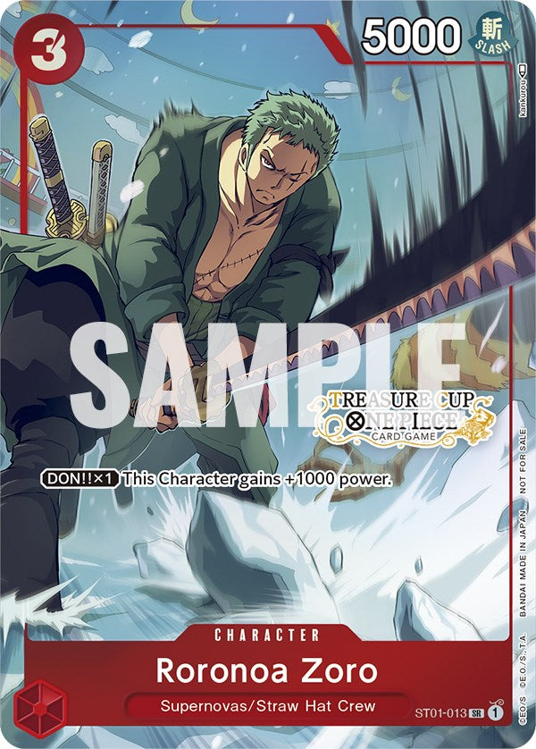 Roronoa Zoro (Treasure Cup) [One Piece Promotion Cards] | Silver Goblin