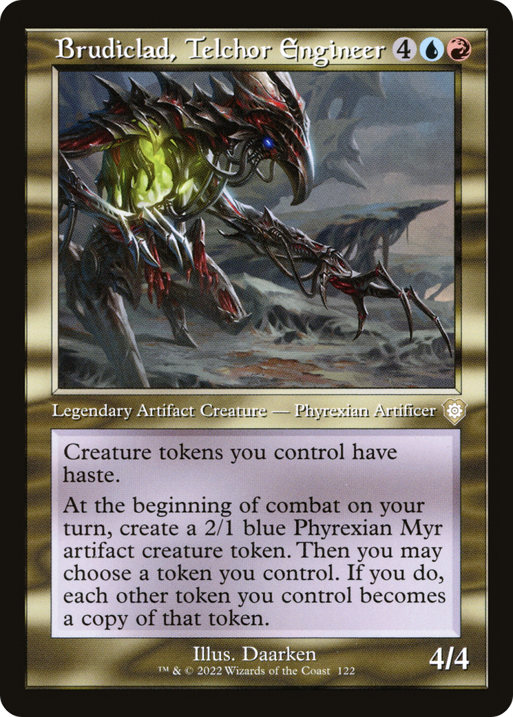 Brudiclad, Telchor Engineer (Retro) (122) - The Brothers' War Commander