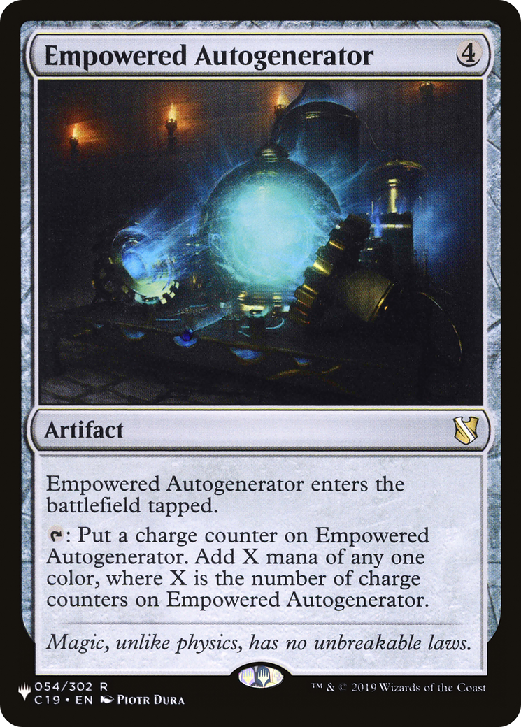 Empowered Autogenerator (C19-54) - The List
