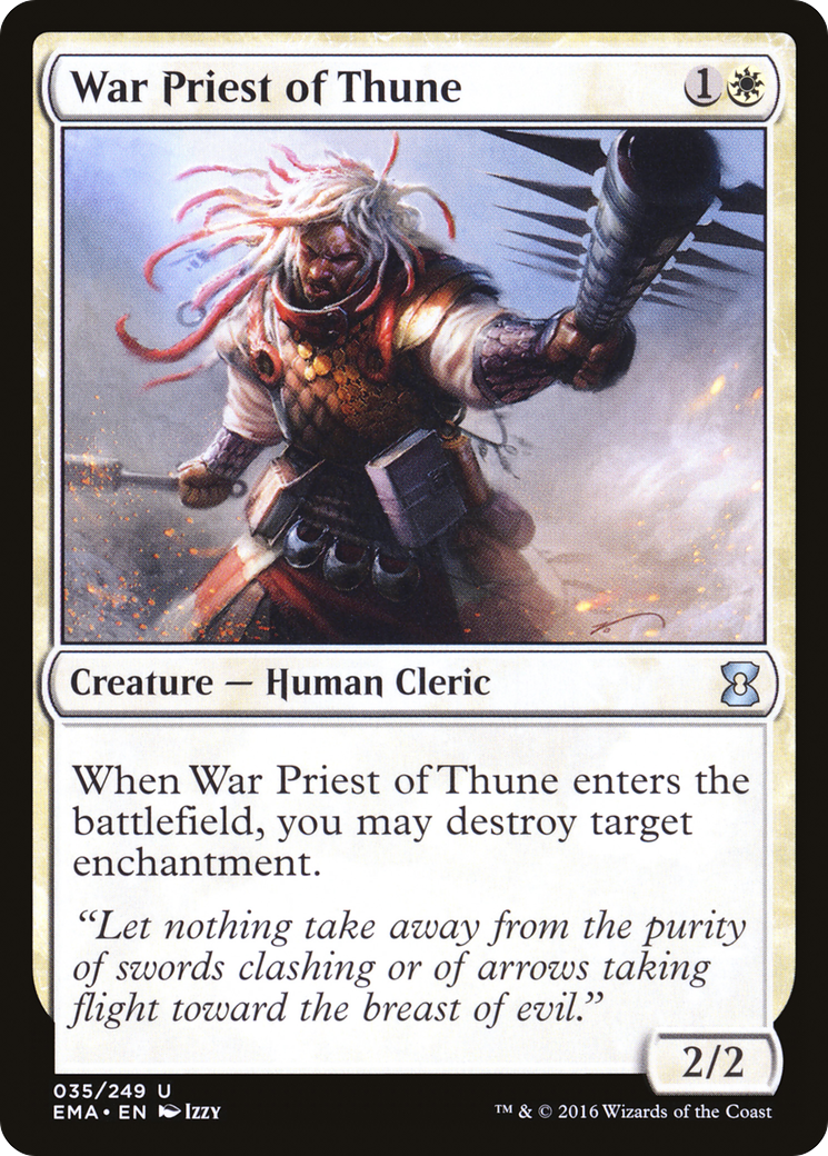 War Priest of Thune (035) Foil - Eternal Masters