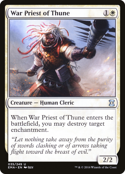 War Priest of Thune (035) Foil - Eternal Masters