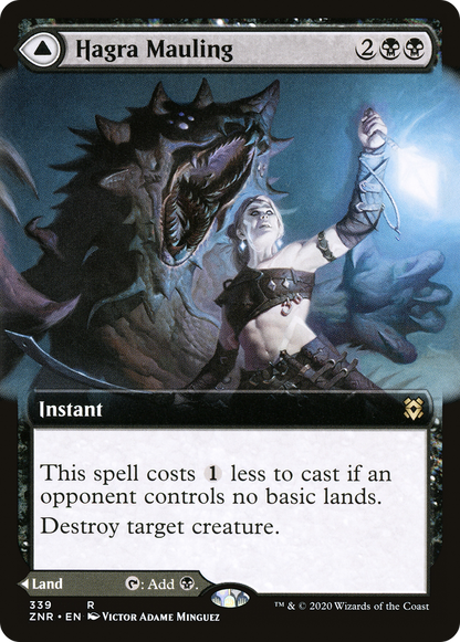 Hagra Mauling (Extended Art) (339) Foil - Zendikar Rising