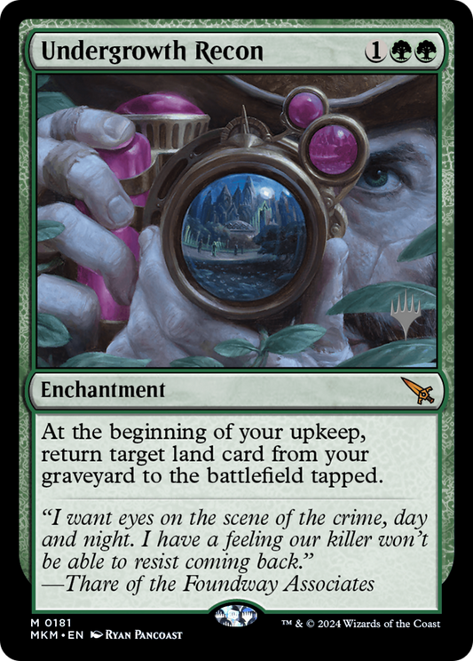 Undergrowth Recon (Promo Pack) [Murders at Karlov Manor Promos] Foil