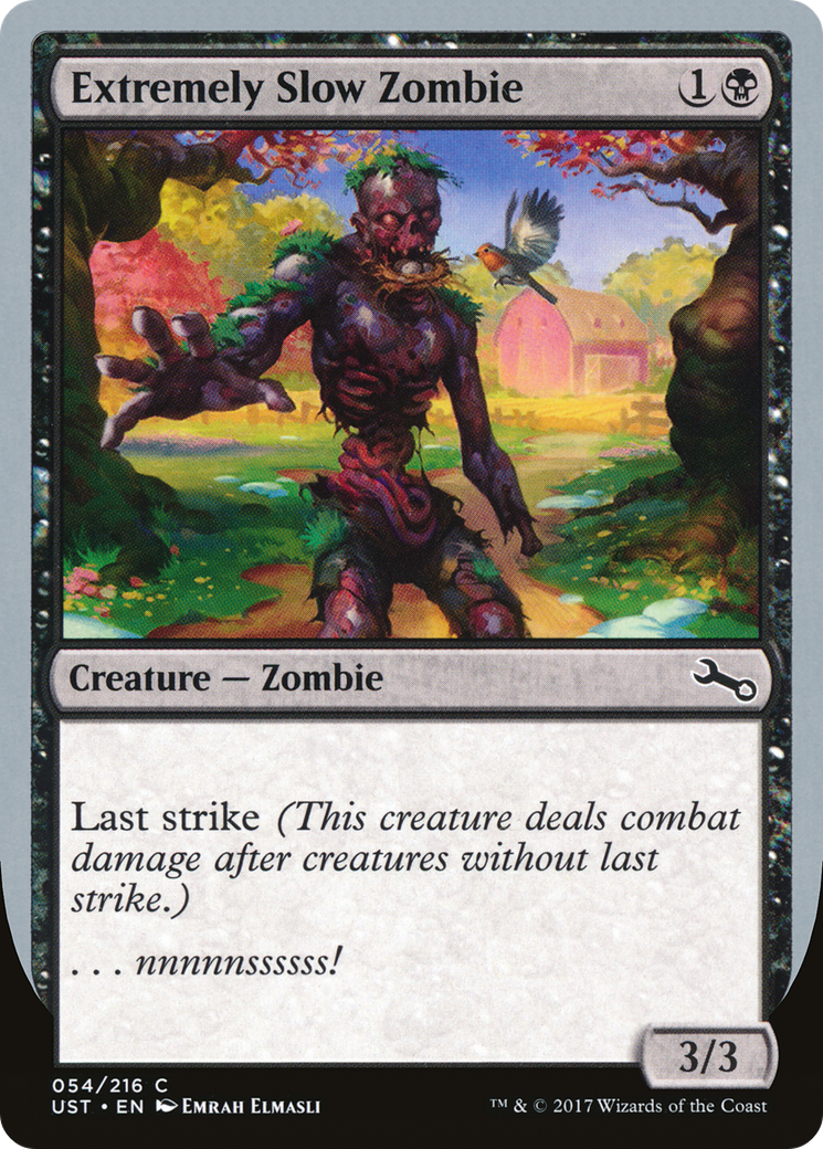 Extremely Slow Zombie (54d) Foil - Unstable