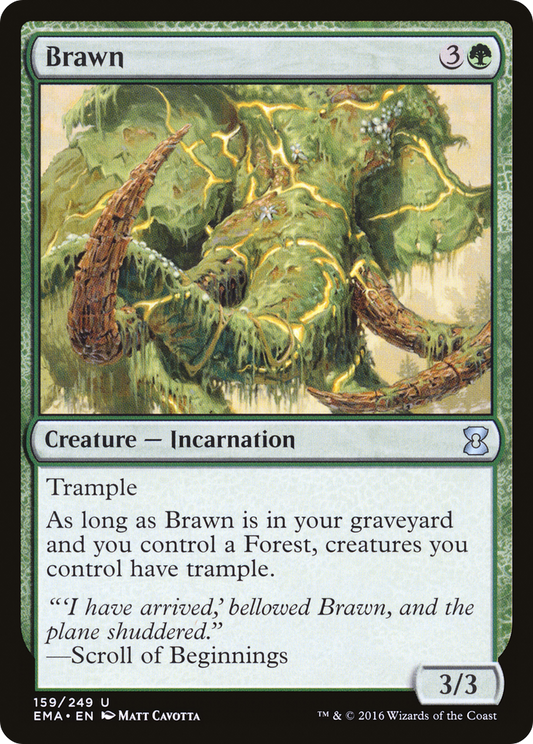 Brawn (159) Foil - Eternal Masters