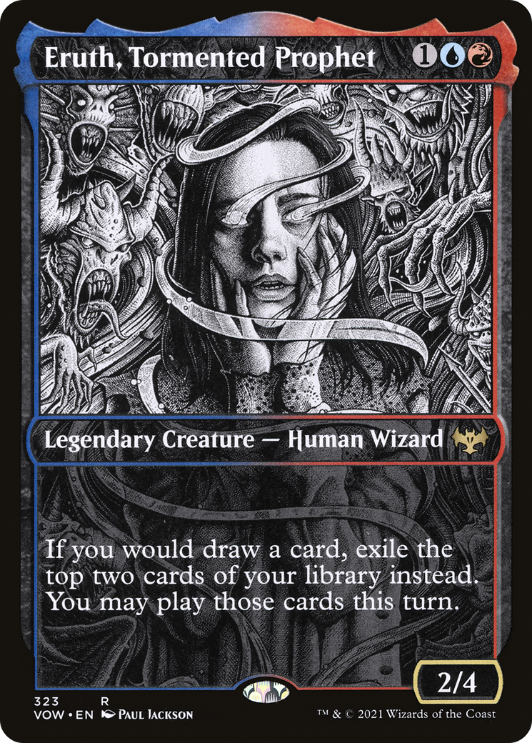 Eruth, Tormented Prophet (Showcase Eternal Night) [Innistrad: Crimson Vow] Foil