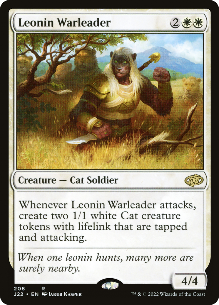 Leonin Warleader (208) - Jumpstart 2022