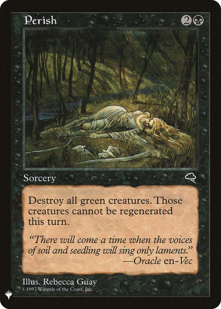 Perish (Retro) (TMP-147) - The List