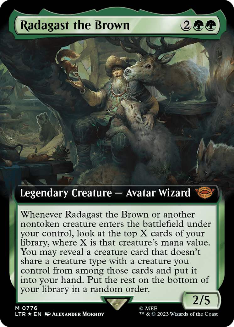 Radagast the Brown (Extended Art) (Surge Foil) (Extended Art) (776) Foil - The Lord of the Rings: Tales of Middle-earth