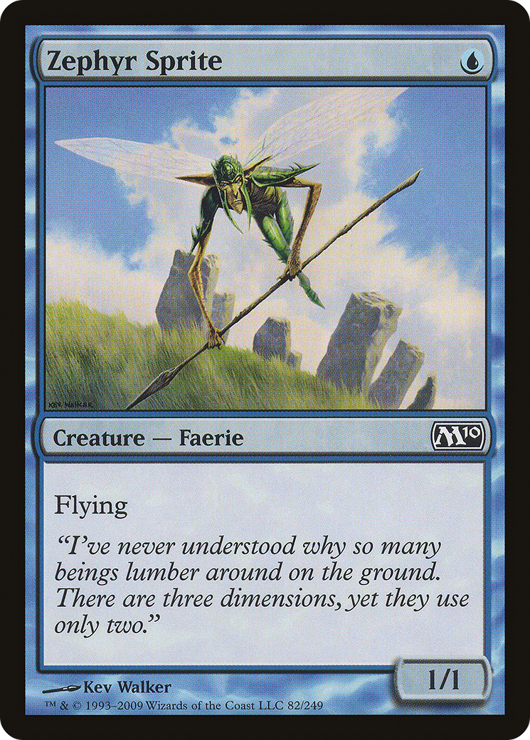 Zephyr Sprite (082) Foil - Magic 2010