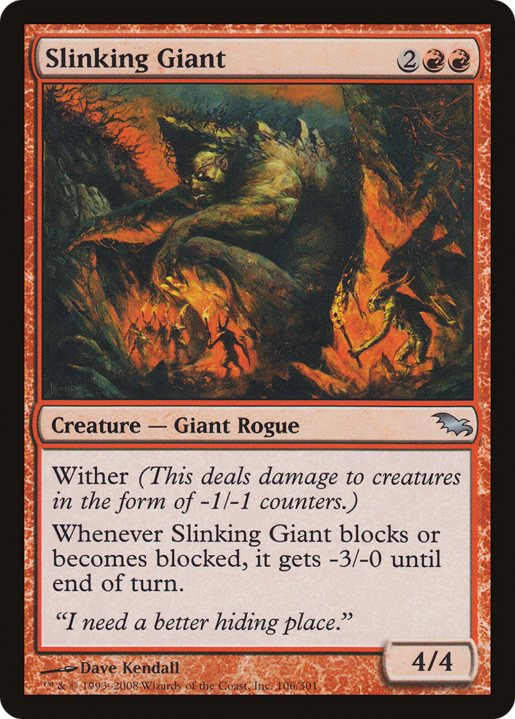 Slinking Giant (106) Foil - Shadowmoor