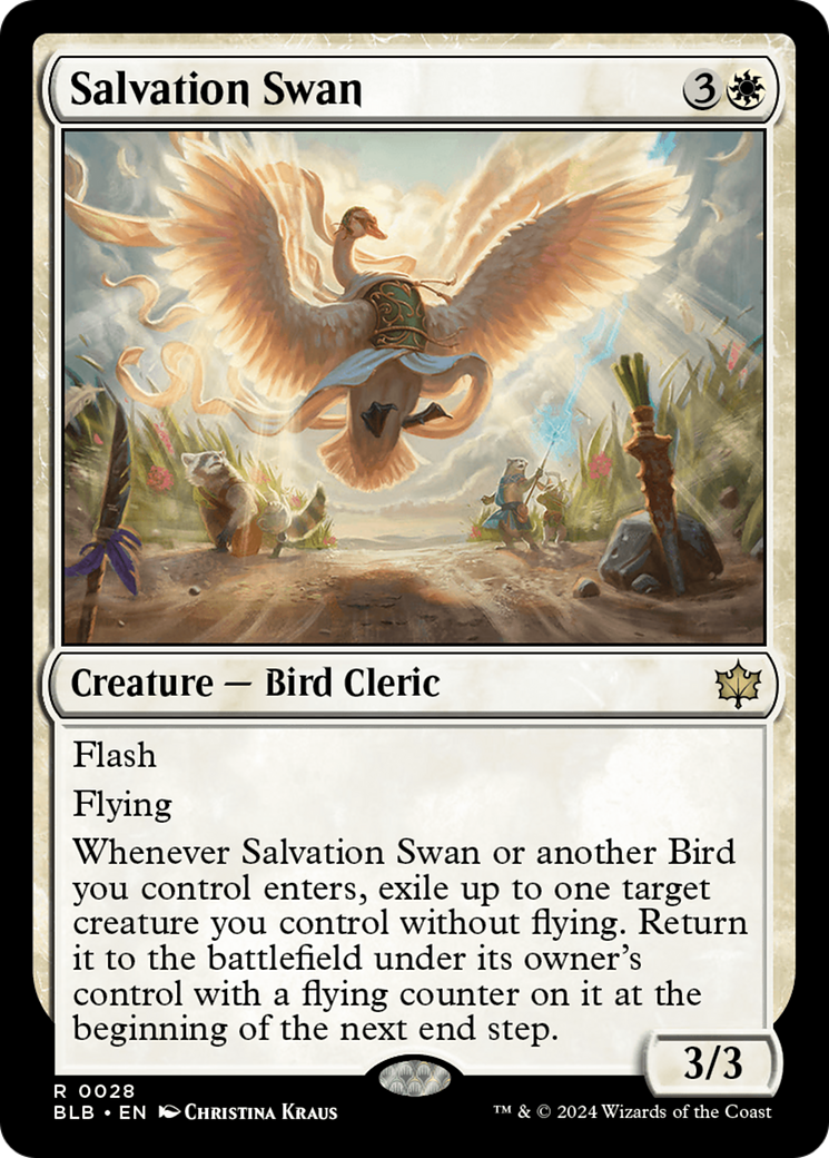 Salvation Swan (028) Foil - Bloomburrow