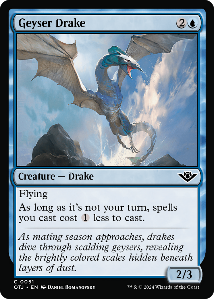 Geyser Drake (051) - Outlaws of Thunder Junction