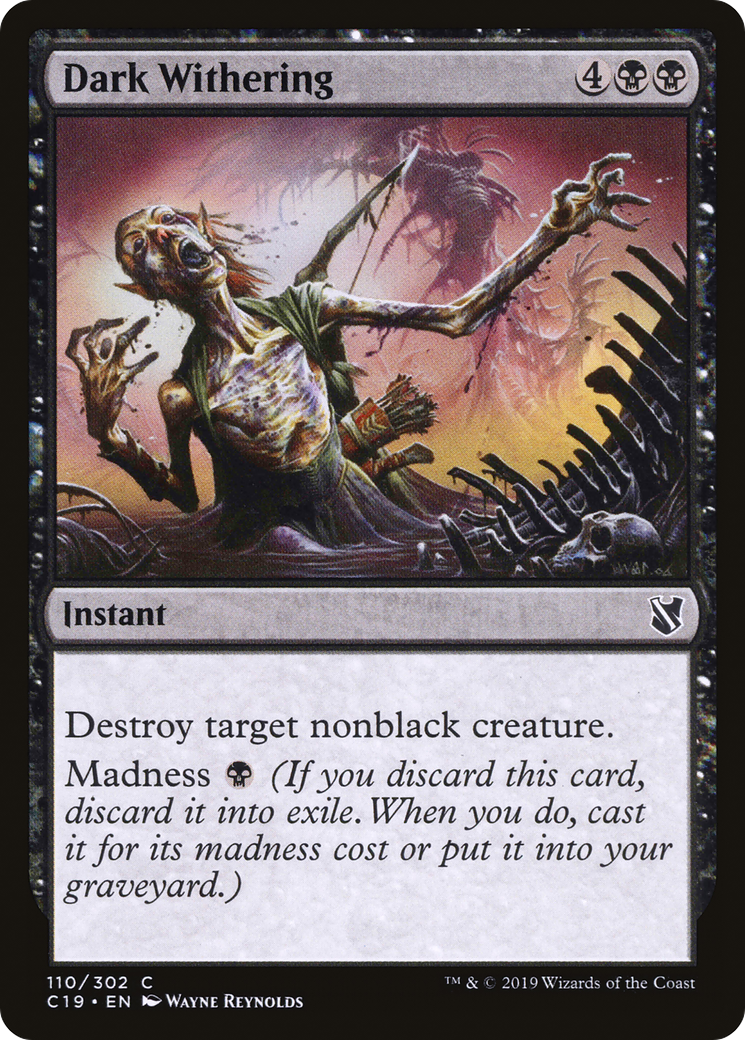 Dark Withering (110) - Commander 2019