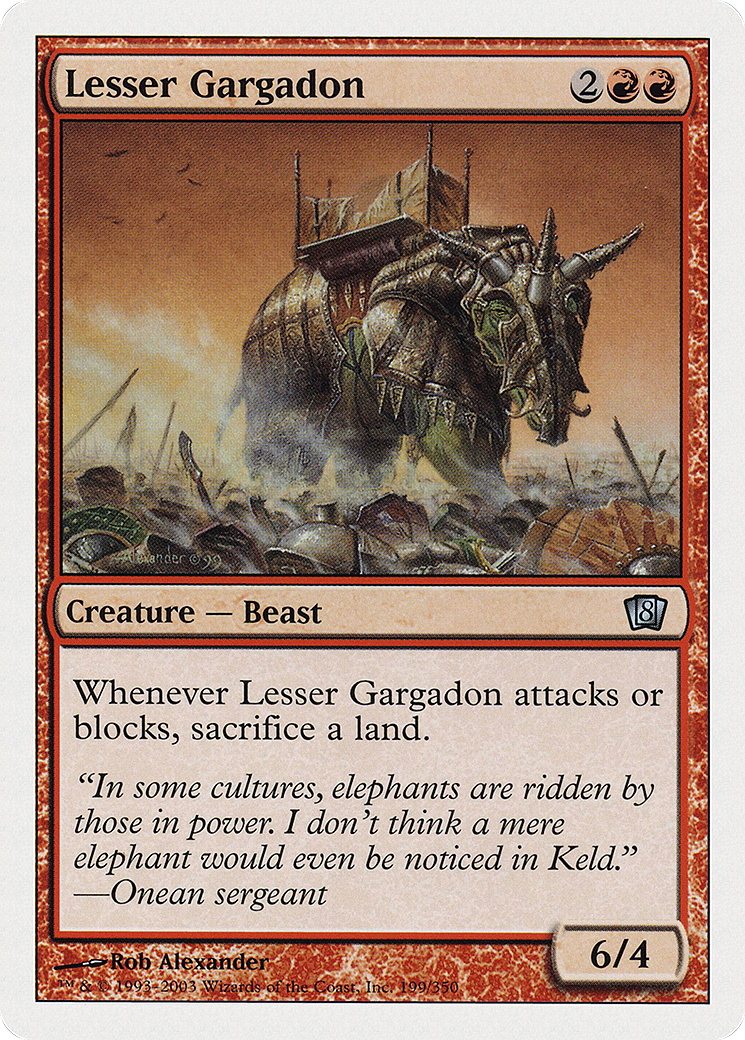 Lesser Gargadon (199) - Eighth Edition