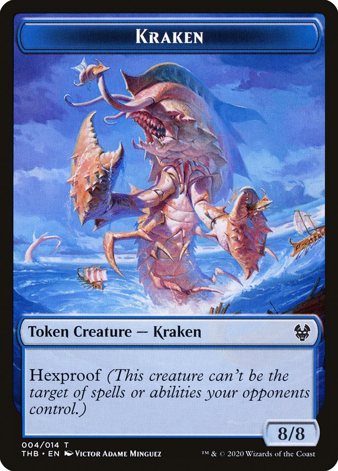 Kraken Token [Theros Beyond Death Tokens] | Silver Goblin