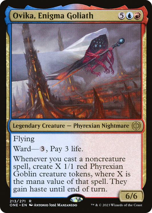 Ovika, Enigma Goliath (213) Foil - Phyrexia: All Will Be One