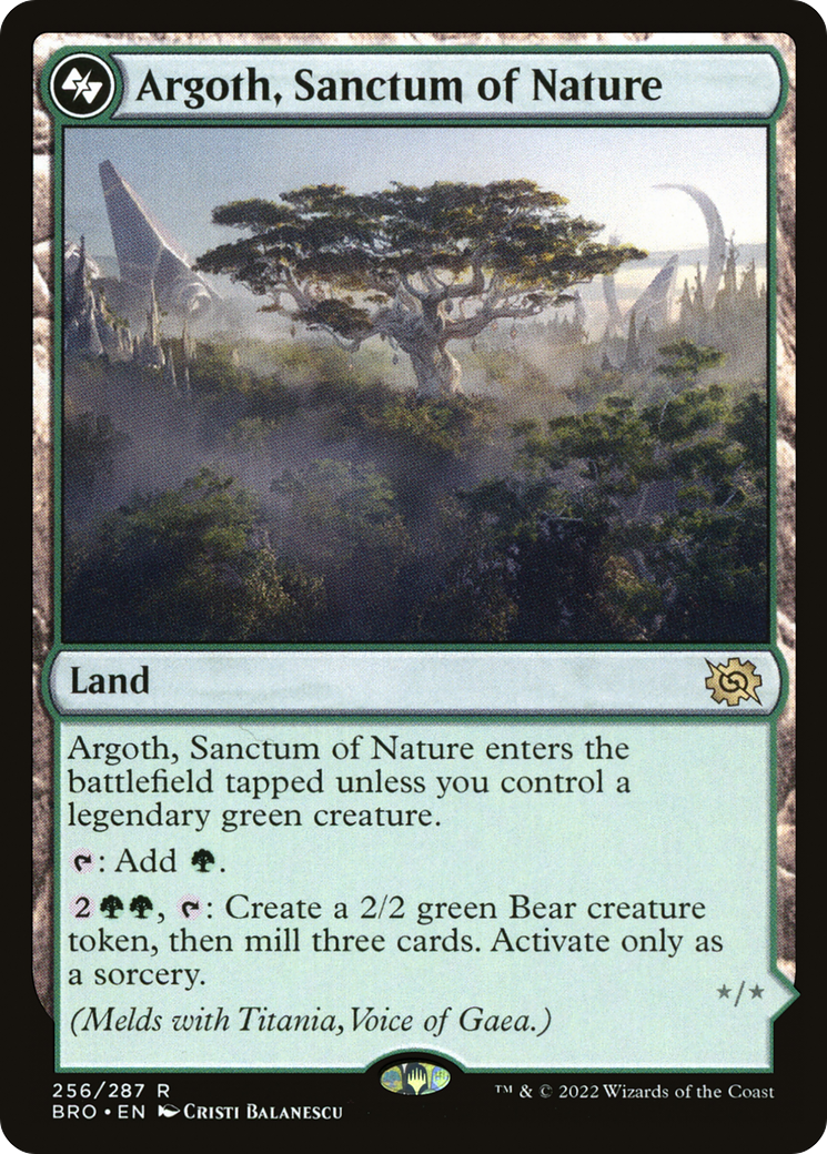 Argoth, Sanctum of Nature [The Brothers' War] Foil