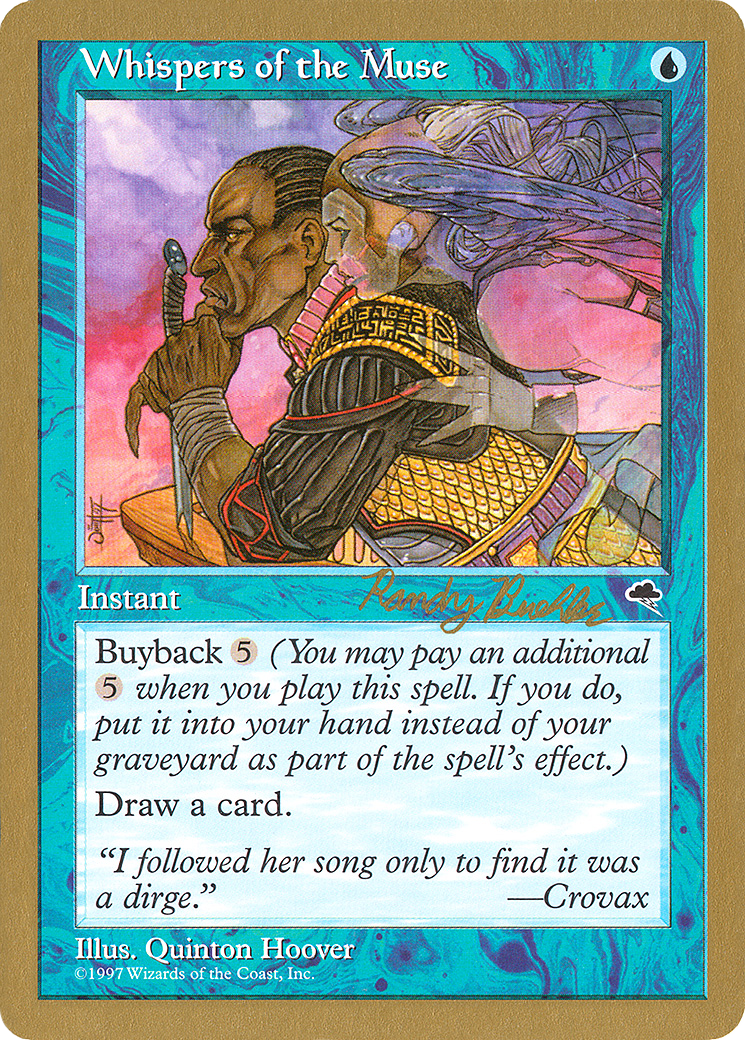 Whispers of the Muse - 1998 Randy Buehler (TMP) (Retro) - World Championship Decks 1998