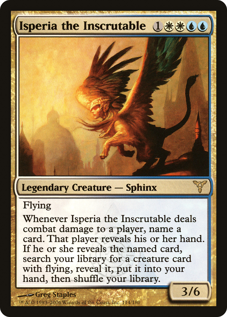 Isperia the Inscrutable (114) - Dissension