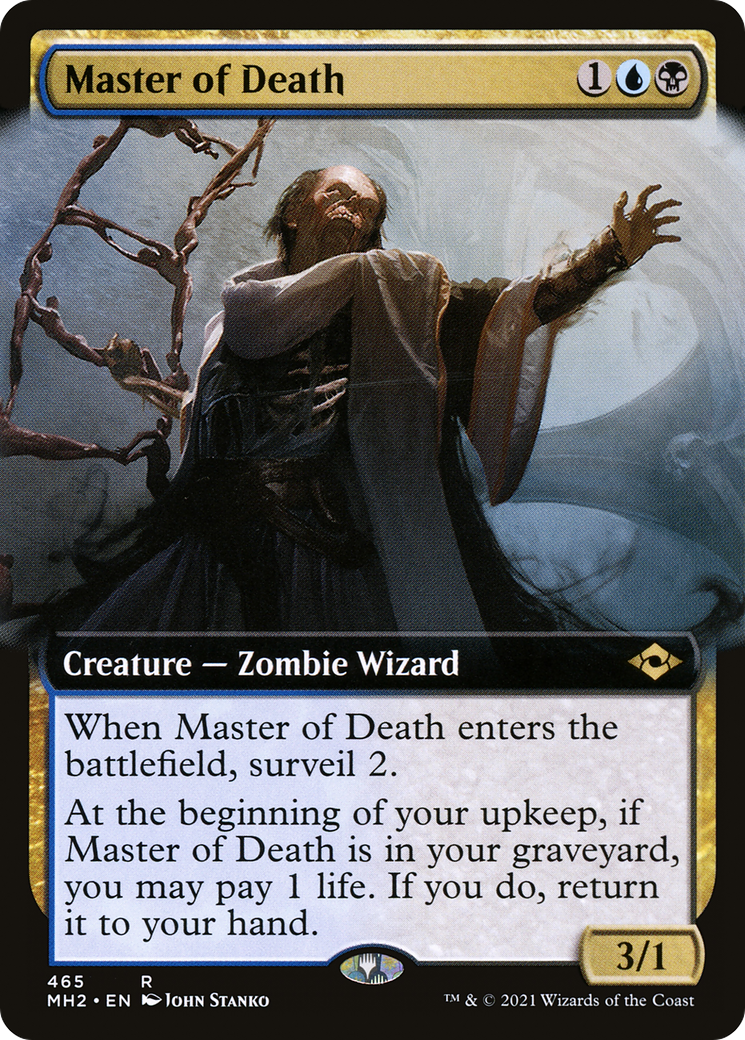 Master of Death (Extended Art) (465) Foil - Modern Horizons 2