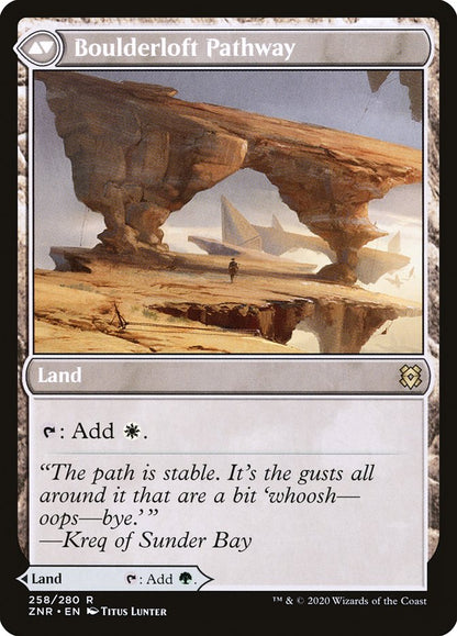 Branchloft Pathway // Boulderloft Pathway (258) Foil - Zendikar Rising