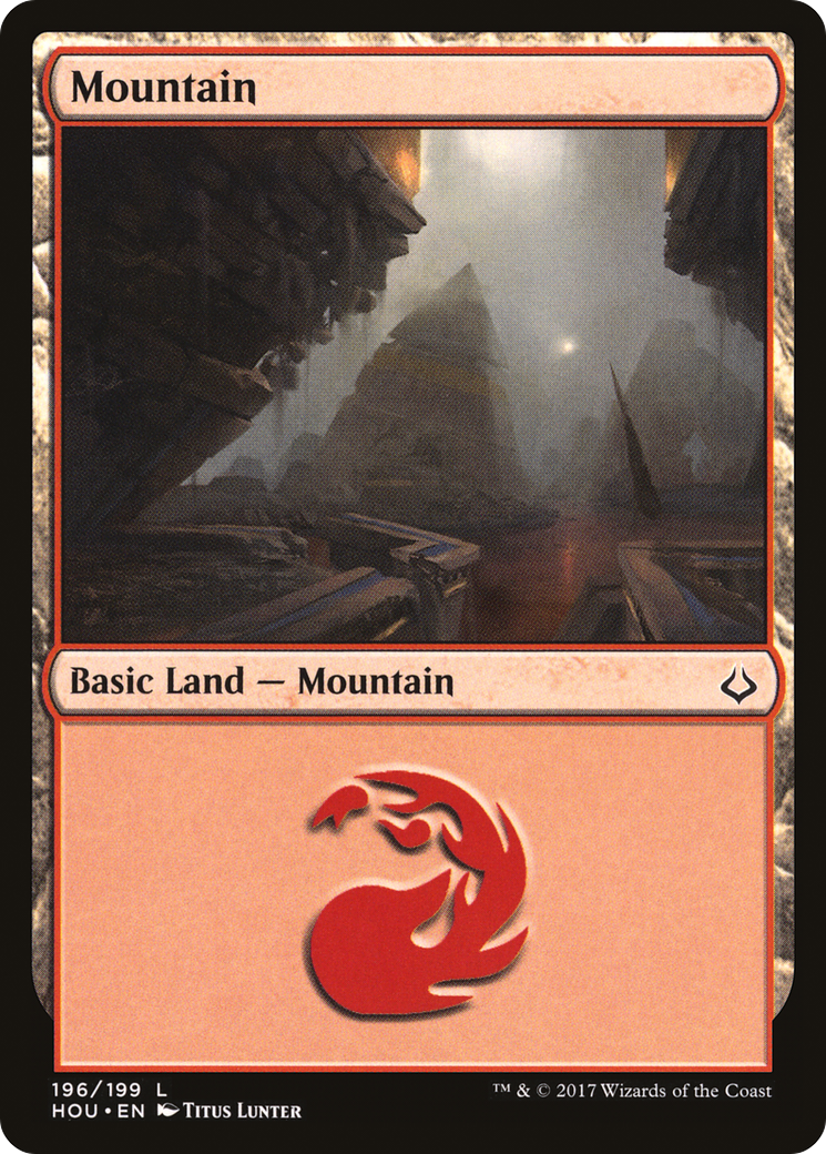 Mountain (196) Foil - Hour of Devastation