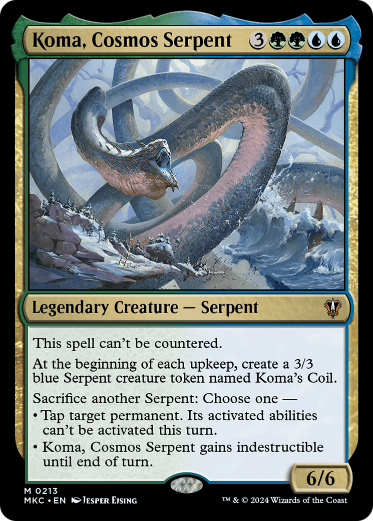 Koma, Cosmos Serpent (213) - Murders at Karlov Manor Commander