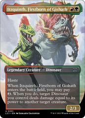 Itzquinth, Firstborn of Gishath (Borderless) [The Lost Caverns of Ixalan] | Silver Goblin