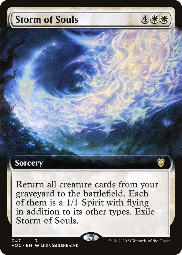 Storm of Souls (Extended Art) (047) - Crimson Vow Commander