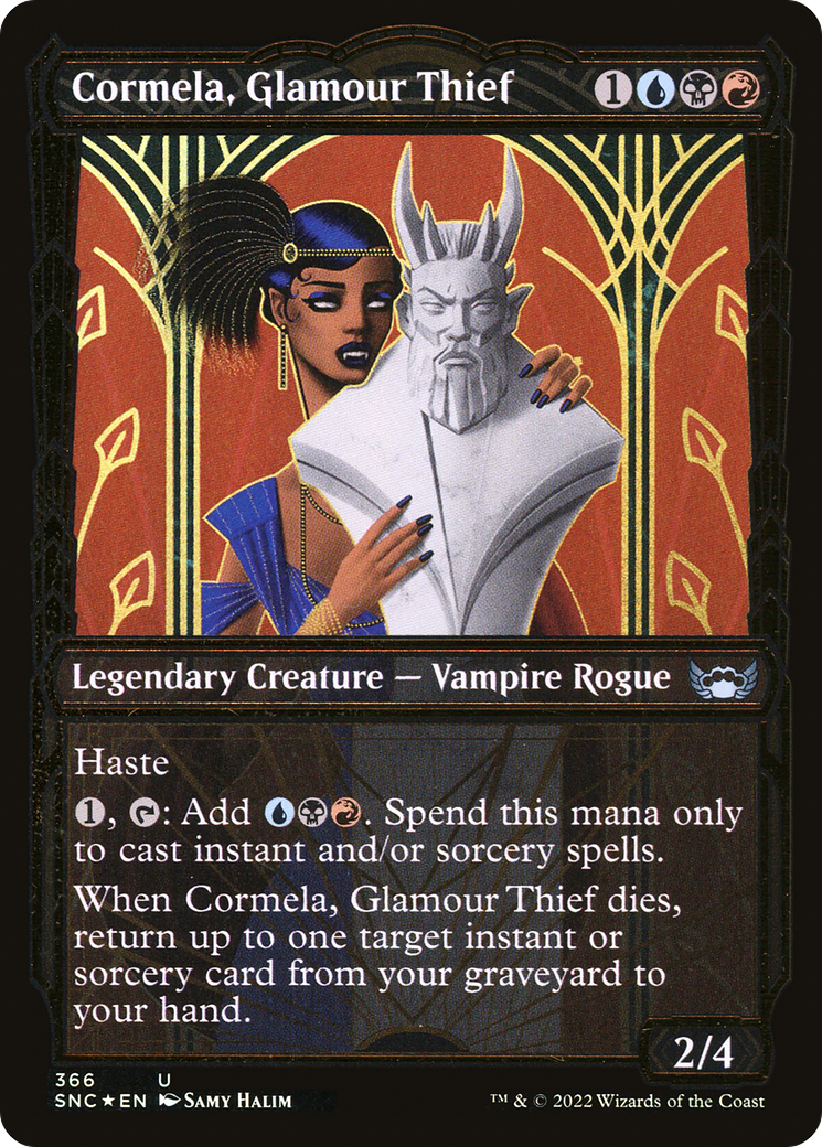 Cormela, Glamour Thief (Gilded Foil) (366) Foil - Streets of New Capenna