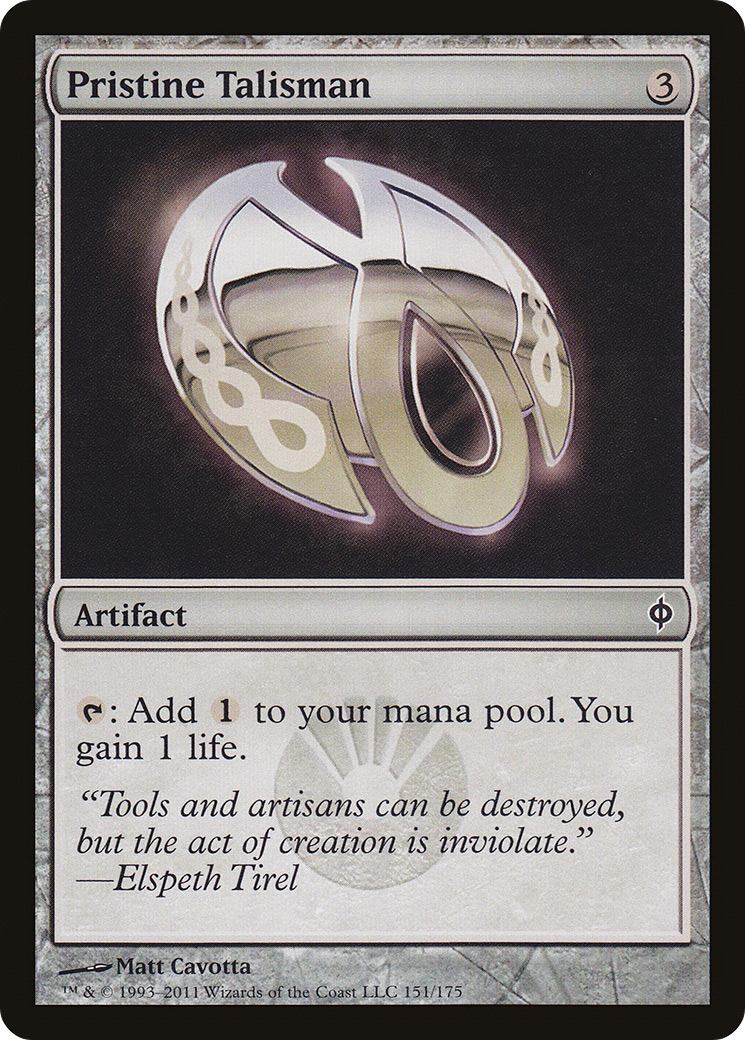 Pristine Talisman [New Phyrexia] | Silver Goblin