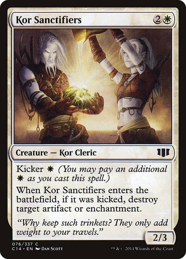 Kor Sanctifiers (076) - Commander 2014