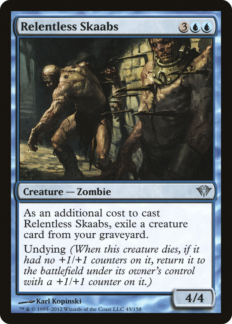 Relentless Skaabs (045) Foil - Dark Ascension