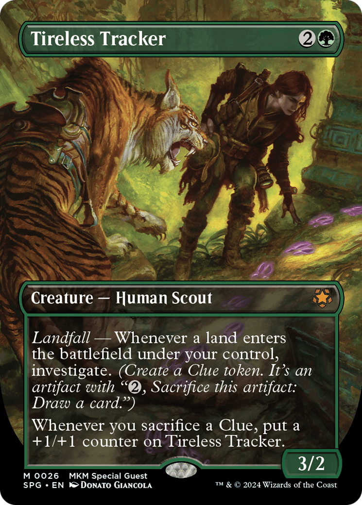 Tireless Tracker (Borderless) [Murders at Karlov Manor Special Guests] Foil