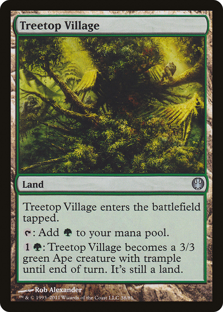 Treetop Village (038) - Duel Decks: Knights vs. Dragons