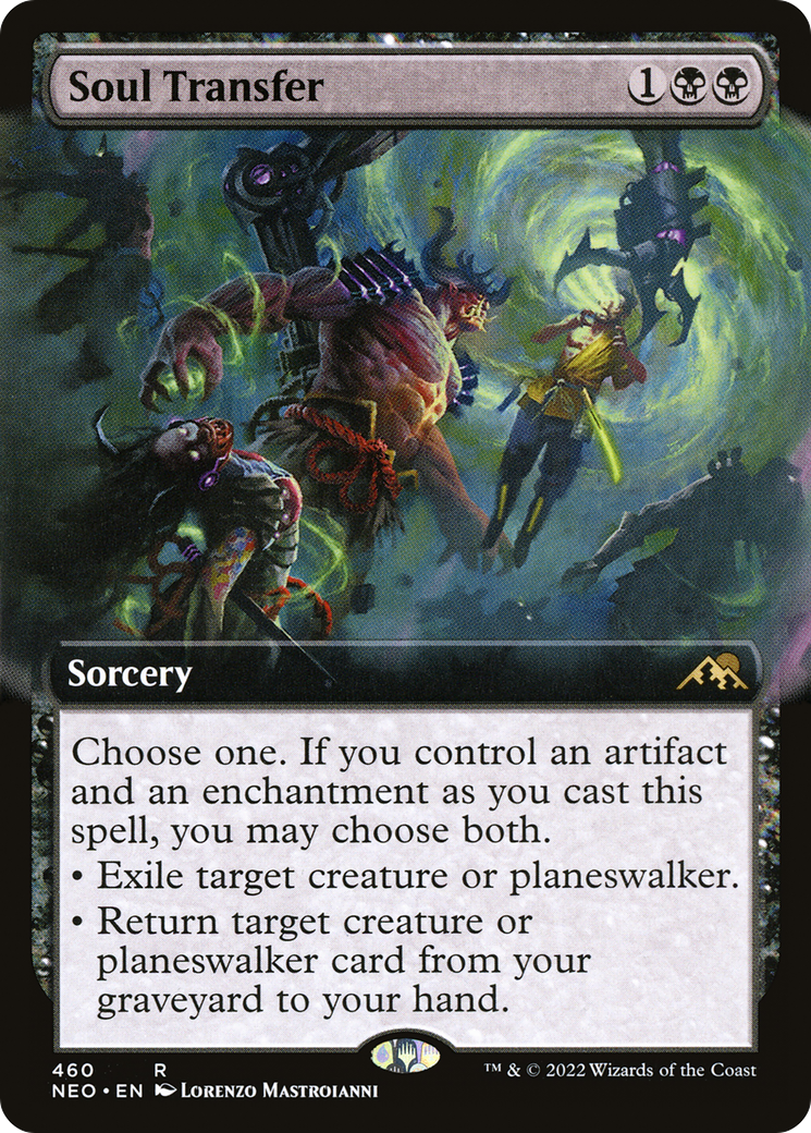Soul Transfer (Extended Art) (460) - Kamigawa: Neon Dynasty