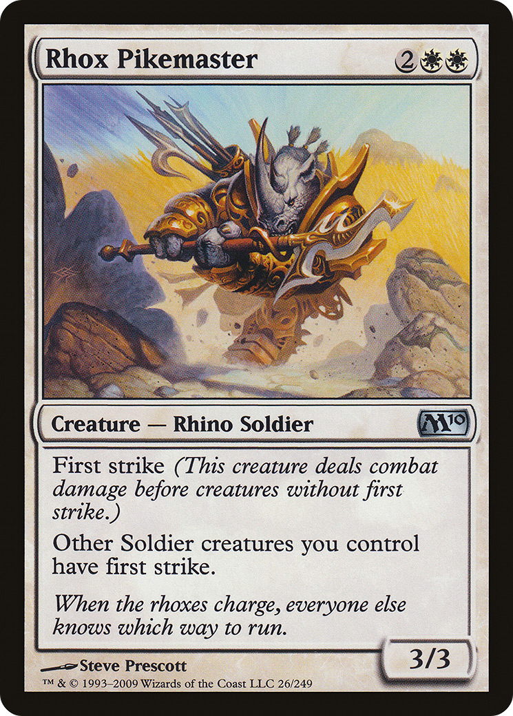 Rhox Pikemaster (026) Foil - Magic 2010