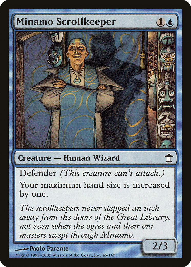 Minamo Scrollkeeper (045) - Saviors of Kamigawa
