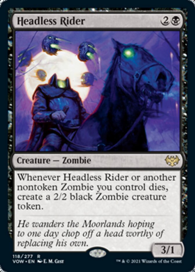 Headless Rider [Innistrad: Crimson Vow] | Silver Goblin