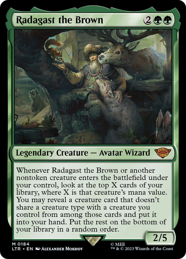 Radagast the Brown (184) Foil - The Lord of the Rings: Tales of Middle-earth